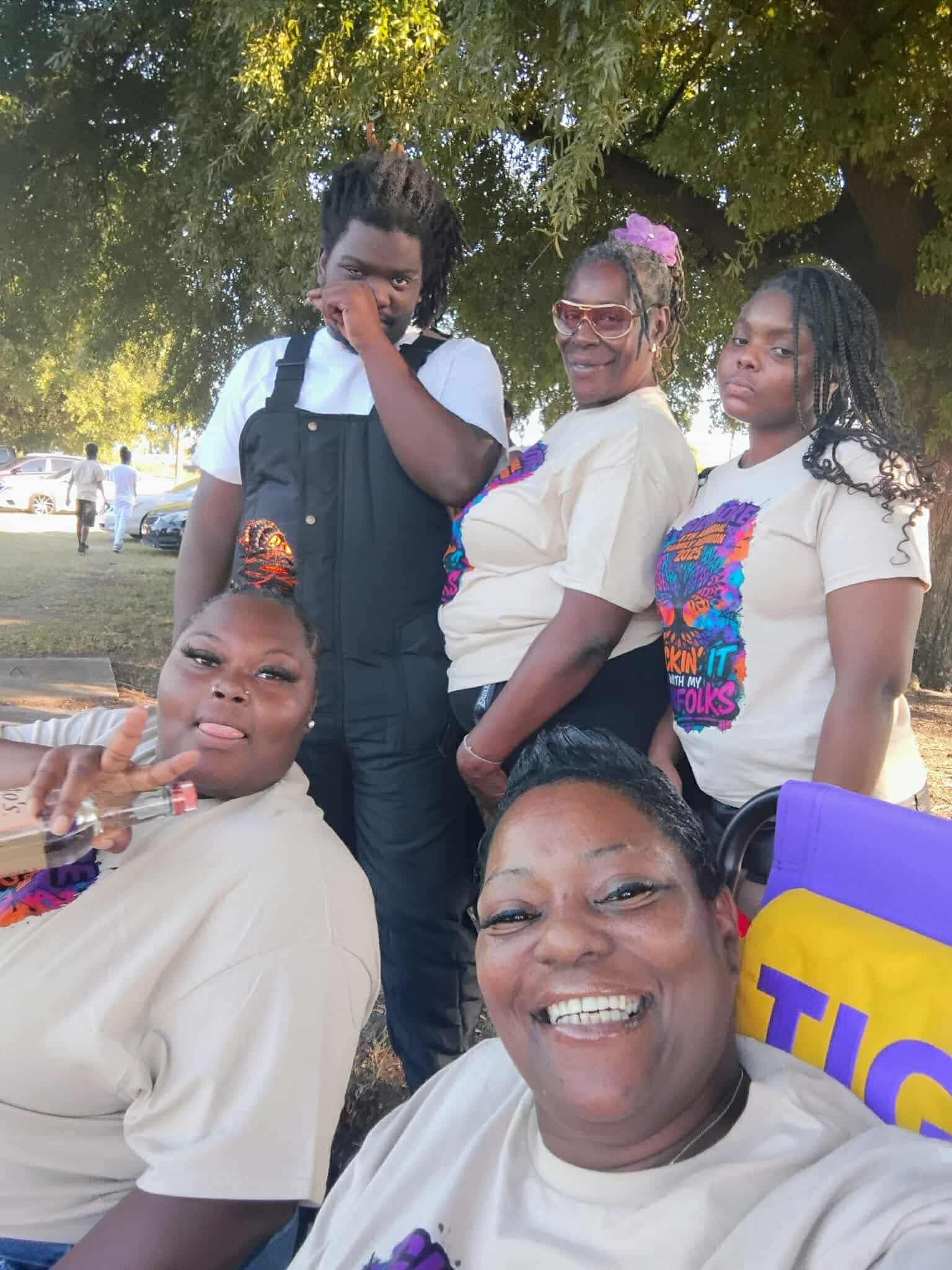 Family reunion photo placeholder