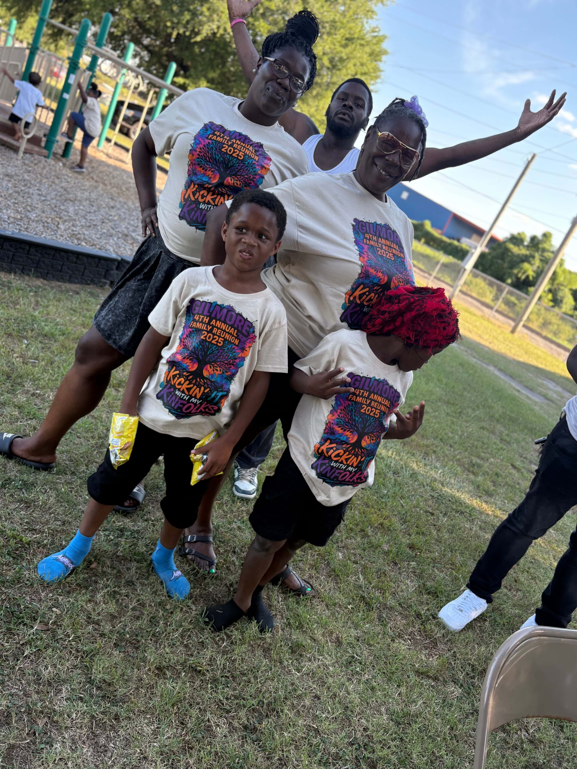 Family reunion photo placeholder