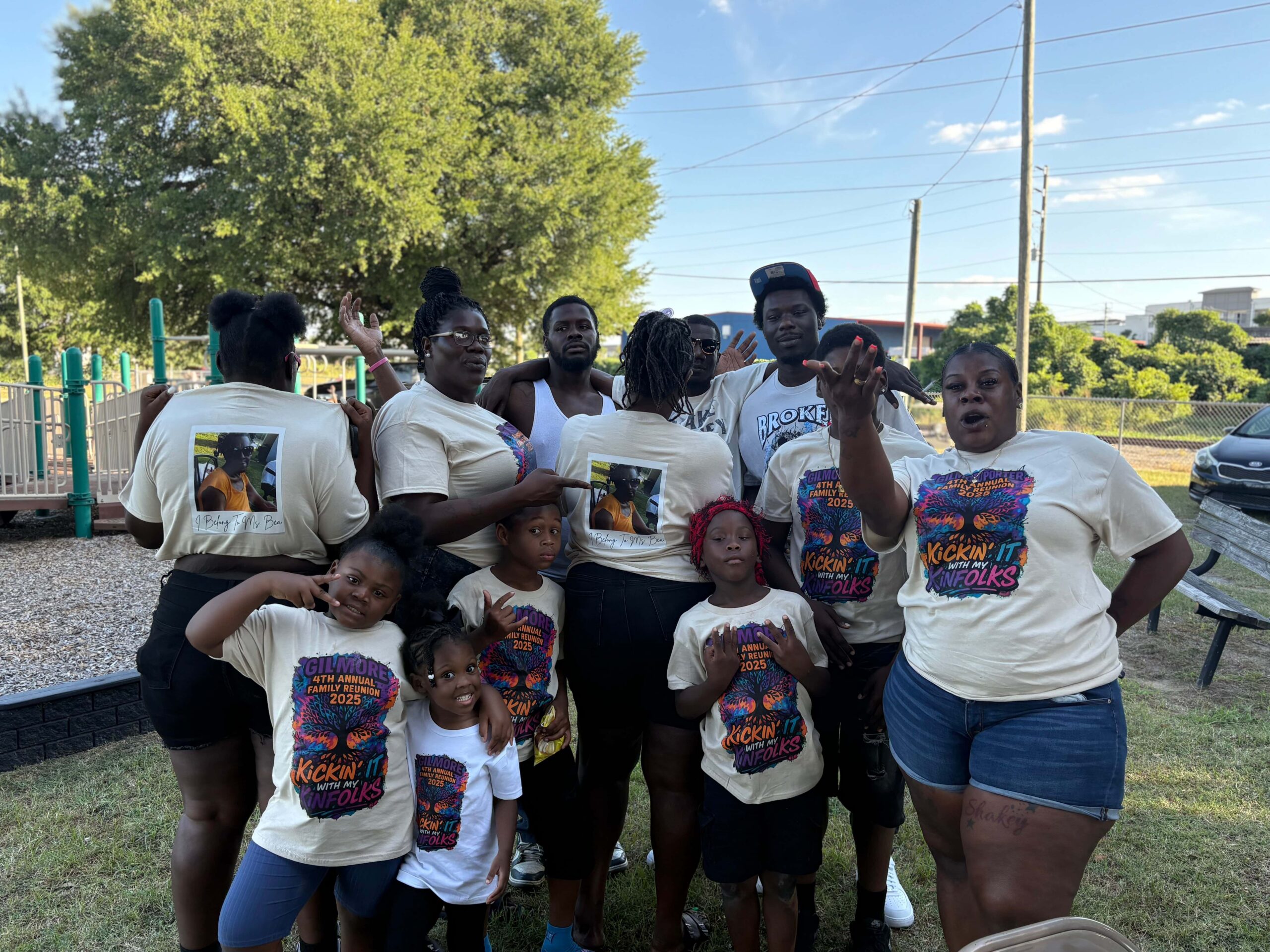 Family reunion photo placeholder